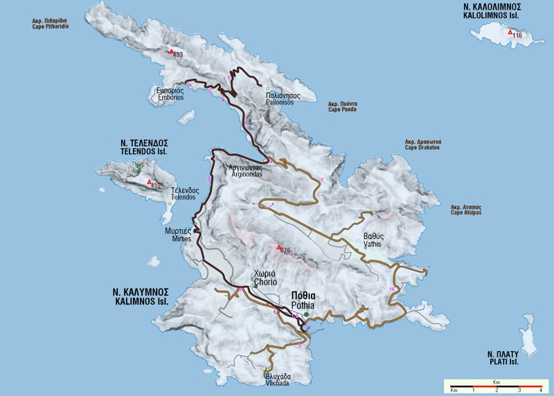 Χάρτης της Καλύμνου