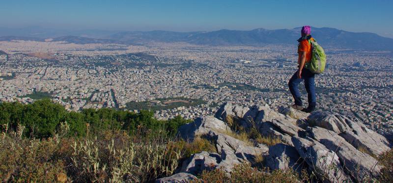 Υμηττός topoguide: Διάσχιση Υμηττού