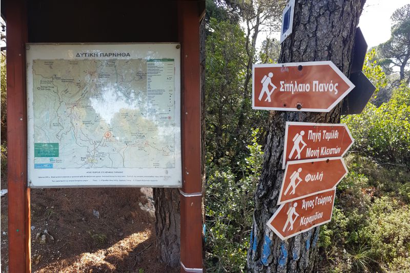 Πάρνηθα topoguide