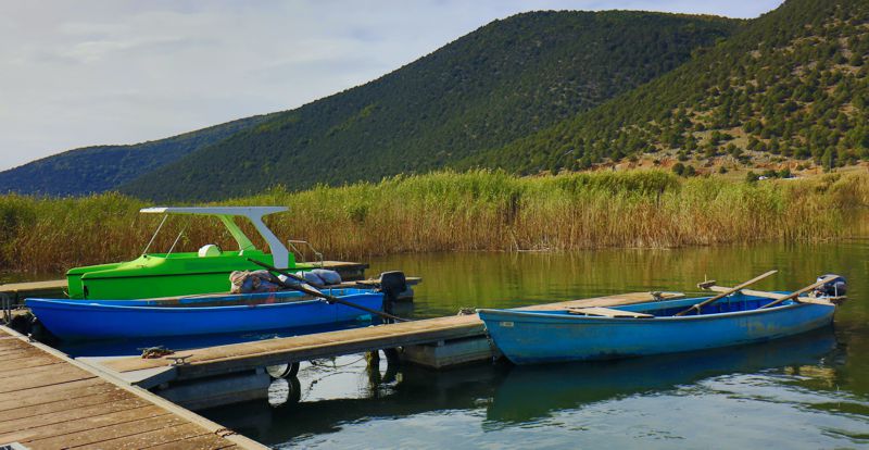Φυσική γεωγραφία Πρεσπών: Το αγκυροβόλι στον Άγιο Αχίλειο