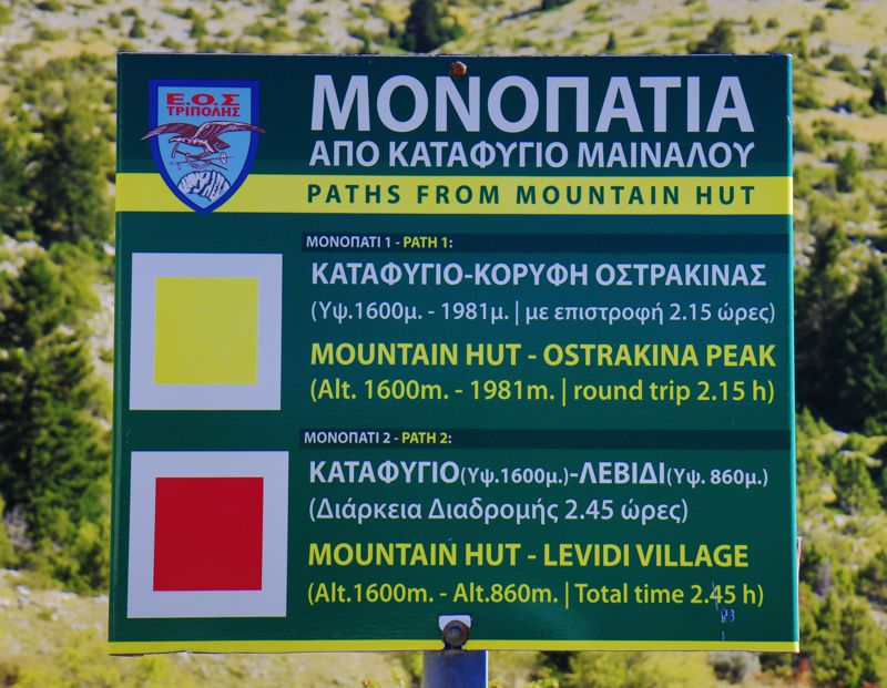 Μαίναλο topoguide