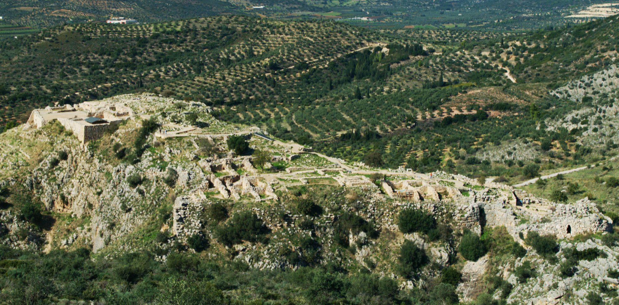 Η ακρόπολη των Μυκηνών, αφετηρία του Μυκηναϊκού δρόμου