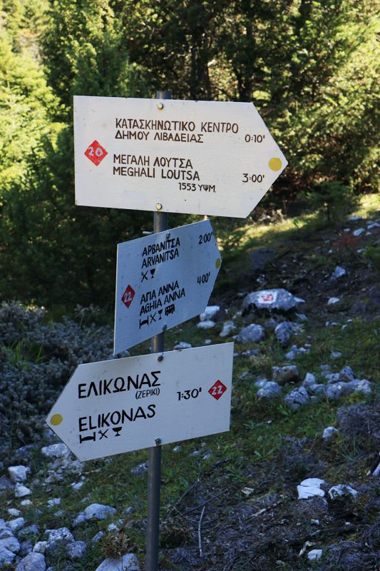 Διαδρομή 20 στη Μεγάλη Λούτσα: Διακλάδωση με το Ο22